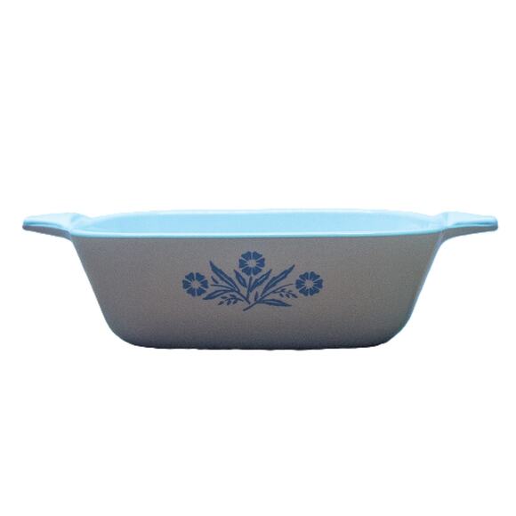 Set of 3 Vintage CORNING WARE Blue Cornflower Casserole Petite 1 QT & 2 1/2 QT - Picture 2 of 11